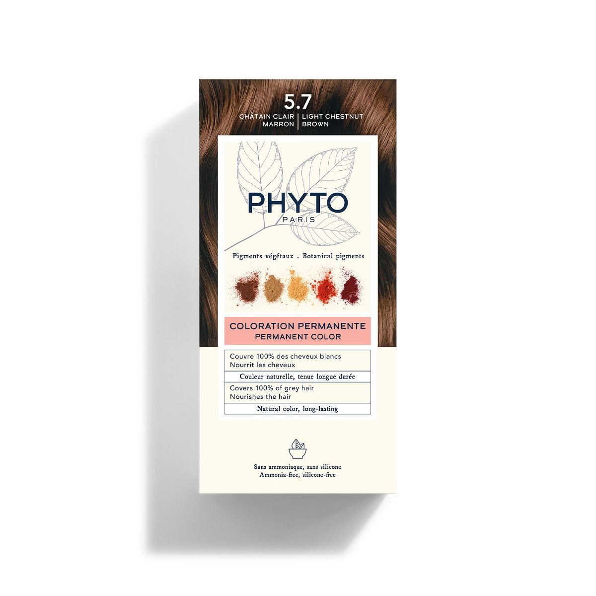 ΒΑΦΗ ΜΑΛΛΙΩΝ PHYTO 5.7 Καστανό Ανοιχτό Μαρόν